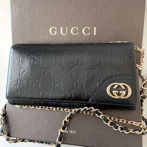 🌸BEAUTIFUL🌸 GUCCI GG WALLET ON CHAIN